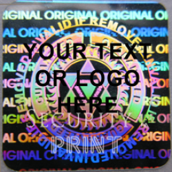 Security hologram stickers, holographic tape, holographic